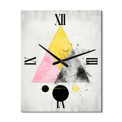 Horloge murale Transcendence Retro Triangular Minimal IV - Modern