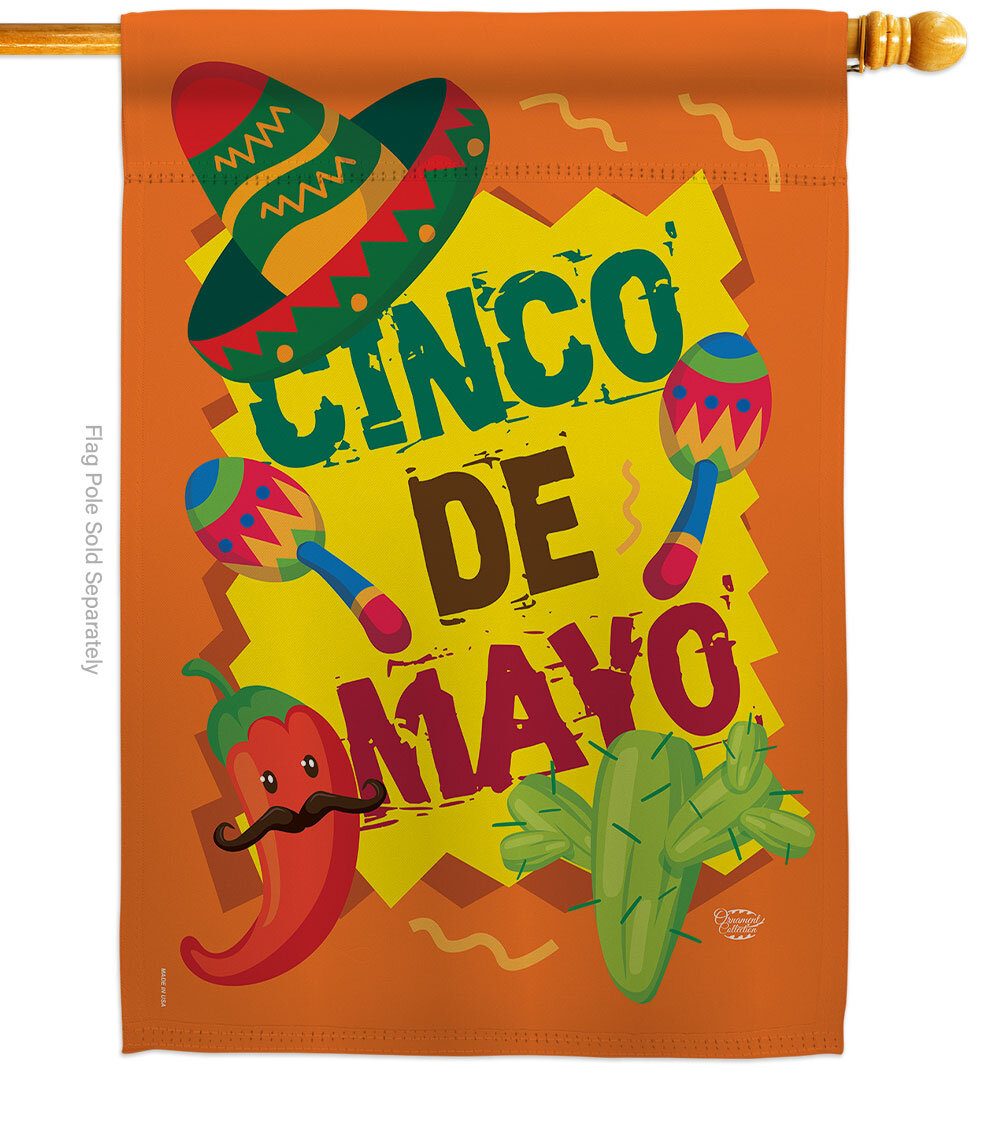 Ornament Collection Double Sided Polyester Cinco De Mayo | Wayfair