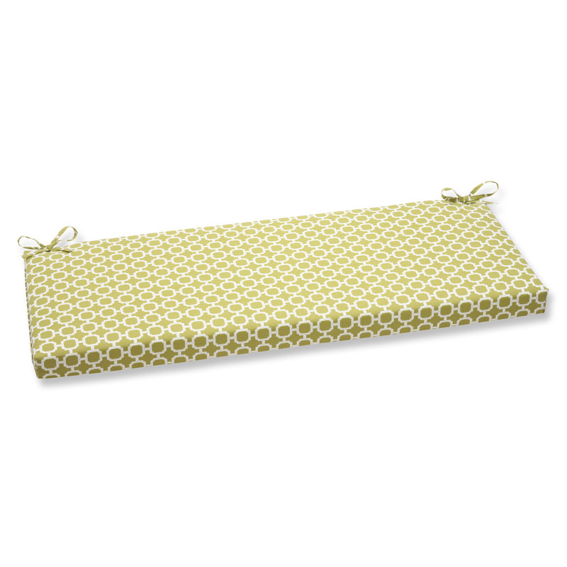 Allal Outdoor 3'' Bench Seat Cushion, Green