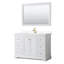Ensemble de meuble-lavabo simple 48 po avec miroir Avery-97811804-97811801