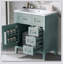 Ensemble de meuble-lavabo 30 po avec lavabo, armoire de salle de bain avec tiroirs, cadre solide et panneau de fibres à densité moyenne (ancien numéro de référence: N725S999222K)-1417190050