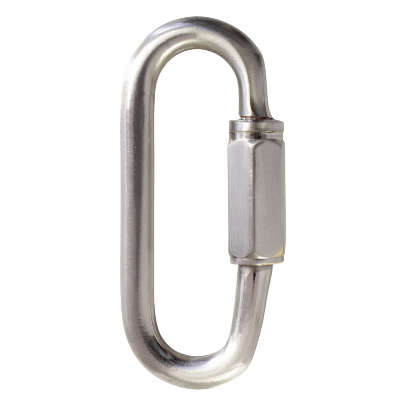 Chaîne à maillons rapides, H 2,36 po x l 1,06 po x P 0,24 po, Nickel brossé