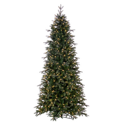 7.5' Lighted Artificial Pine Christmas Tree