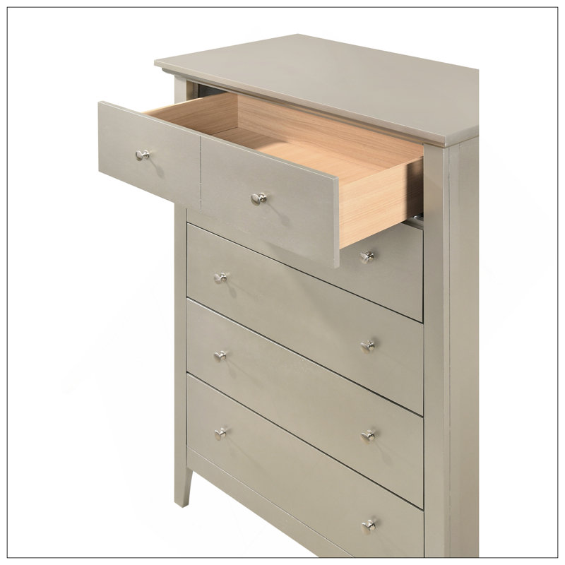 Coffre Glond Furniture Hammond, champagne argenté