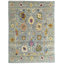 Tapis oriental gris en laine noué à la main Fiona