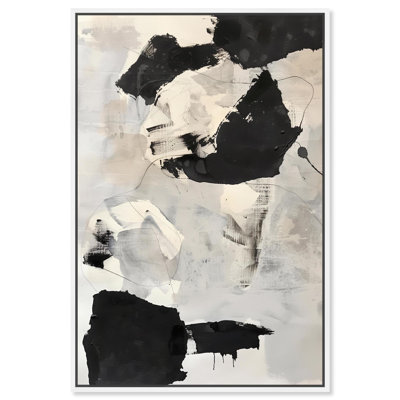 Art mural abstrait silencieux