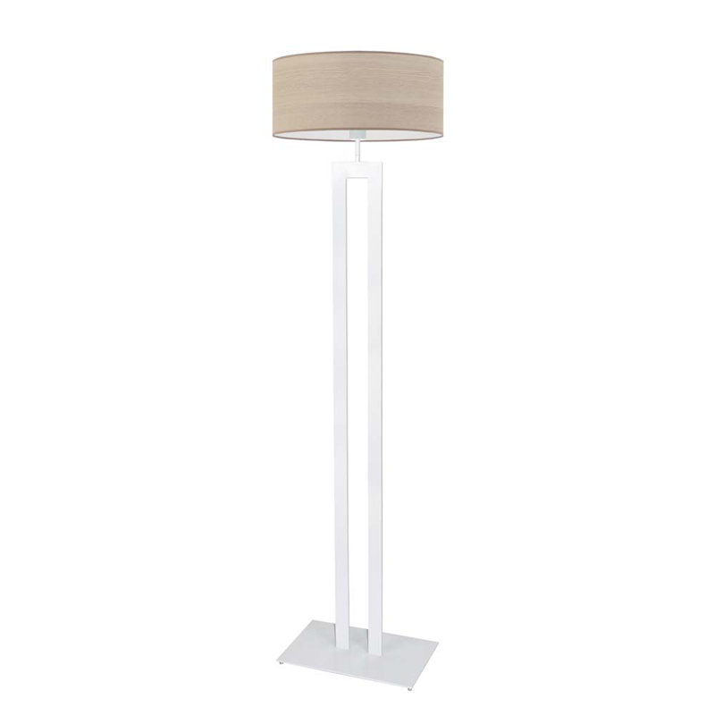 Bismilla 162cm Traditional Floor Lamp, White, White