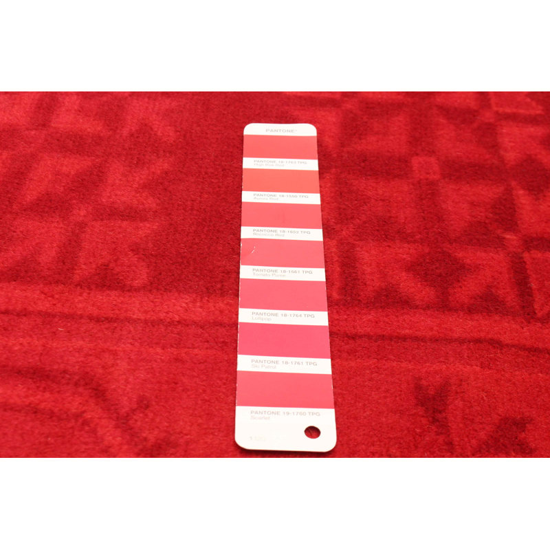 Tapis rouge noué à la main de conception unique 2 pi 8 po x 10 pi 0 po