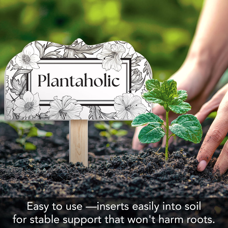 Piquet de jardin Plantaholique