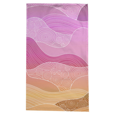 Nappe ondulations à la main Leffel