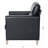 Lissbeth 33.46 " Faux Leather Sofa-1283251150