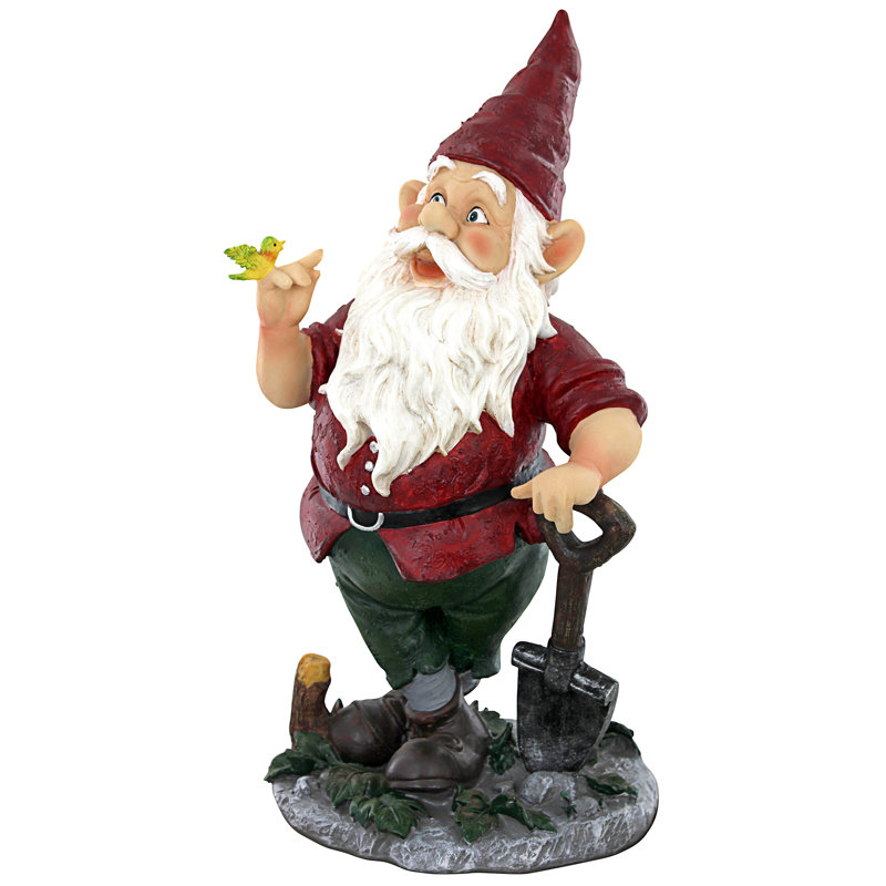 Statue de nain de jardin Birdy and Spader
