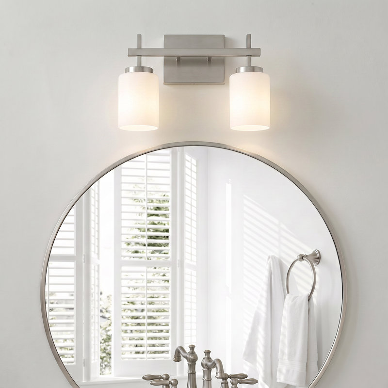 Wilburn Integrated LED Brushed Nickel Vanity Light, Brushed Nickel