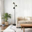 Abat-jour ajustable en fer de style moderne à 360 degrés - Luminaire de maison pour plancher de chambre à coucher et de salon