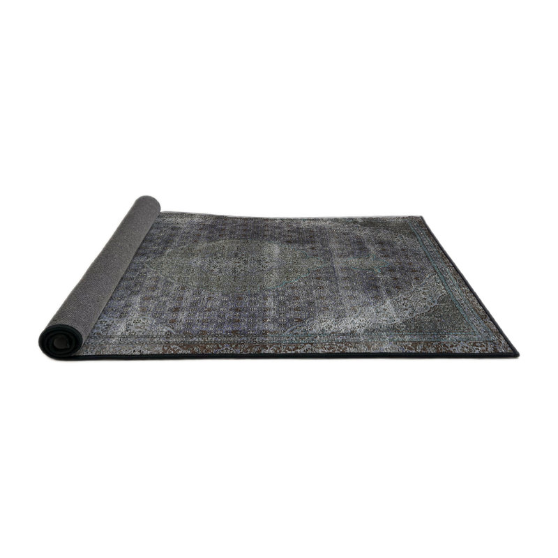 Tapis oriental gris / mauve, Rond 4 pi