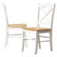Chaise d'appoint à dossier en croix Castellon-1649172166
