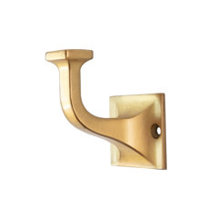 Rowan Single Brass Coat Hook - Polished Brass