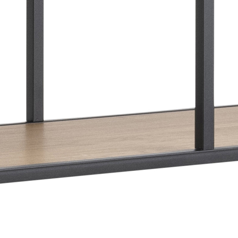 Manzer 184.99cm H x 135cm W Steel Etagere Bookcase