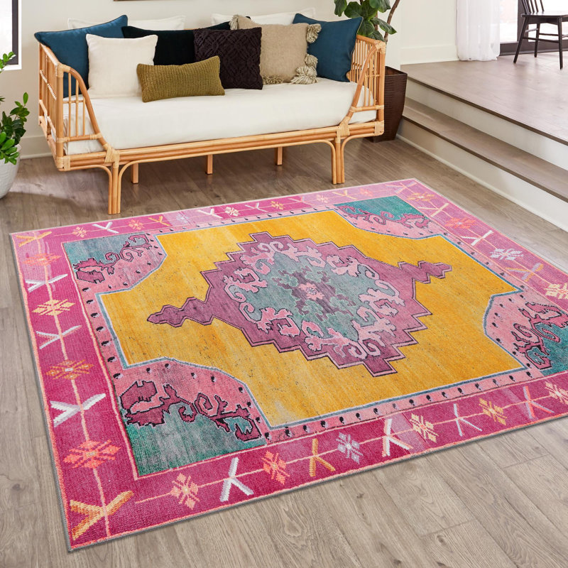 Oppie Oriental Indoor Rug, Square 7'6"