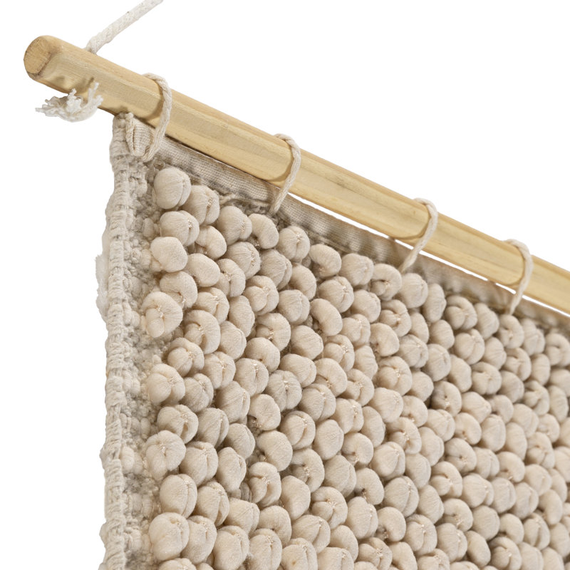 Suspension murale en tissu mélangé avec tringle Dali