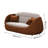 Cocaro 4-Piece Outdoor Rope Weave Patio Sofa Set with Coffee Table in Orange-2069905451-2028098411