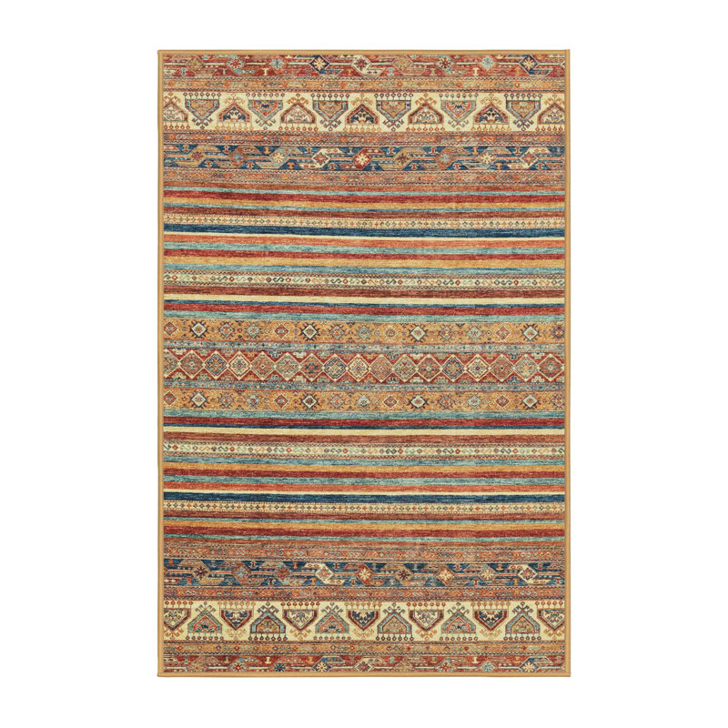 Abstract Indoor Rug, Rectangle 5' x 8'