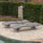 Outdoor Wicker Chaise Lounge With Adjustable Backrest-1769485128