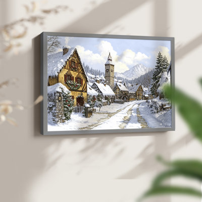 Art de Noël - CCXCVI - Reproduction encadrée - Restickable