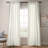 100% Cotton Semi Sheer Curtain Single Panel-1122686360-1091564661