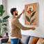 Pressed Flower Study Botanical - Wrapped Canvas-2087767189-2087767186