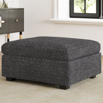Repose-pieds avec rangement en chenille de 29,9 po Hymes