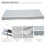 Auvent de patio rétractable polyvalent pour le confort et la protection en plein air-128994441-128994447