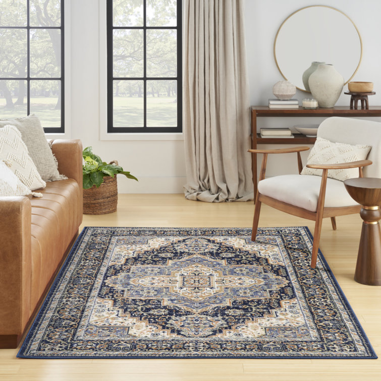 Nourison Essentials Persian Navy Indoor/Outdoor Area Rug