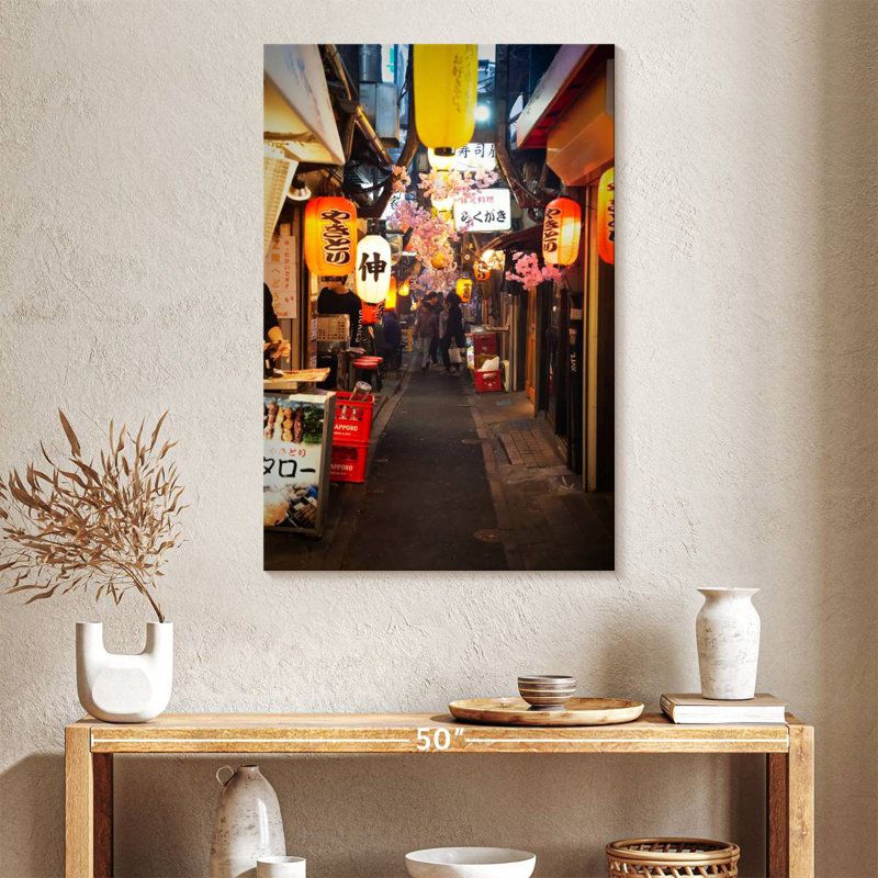 Aime Tokyo Omoide Yokocho By Night, 39" H x 26" W