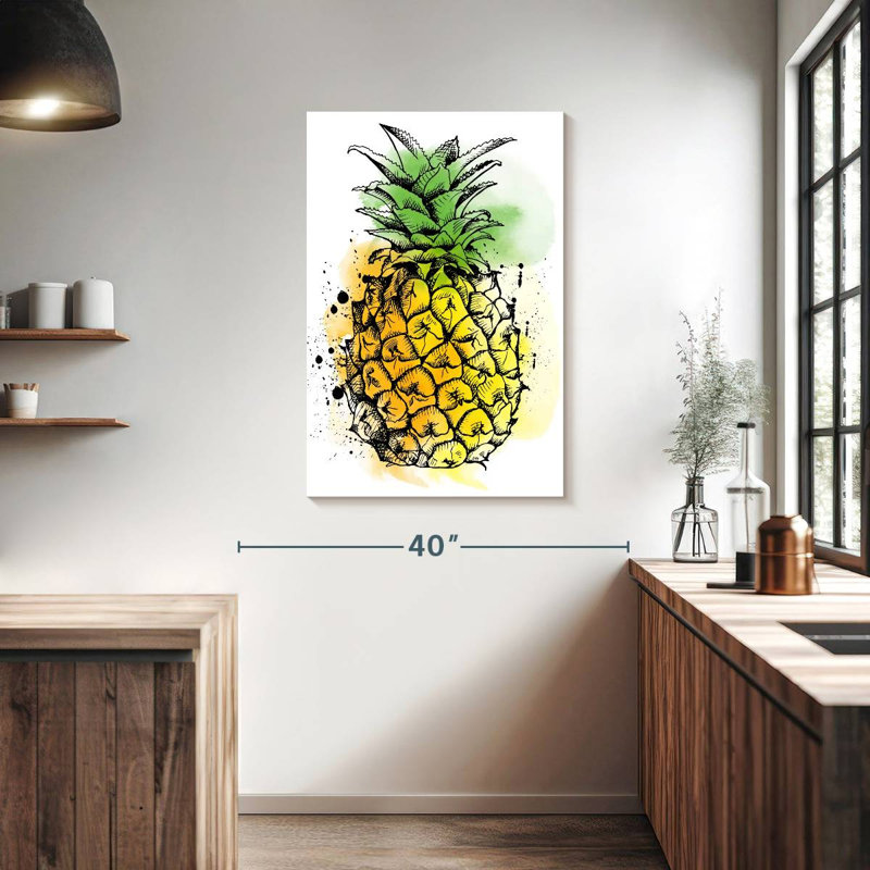 Yarlin Tropical Pineapple, 39" H x 26" W