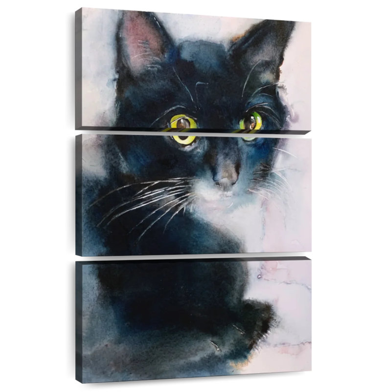 Brampt Tuxedo Cat, 74" H x 48" W
