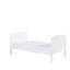 Coleby Scandi Cot Bed and All Seasons Premium Pocket Sprung Mattress - Scandi White