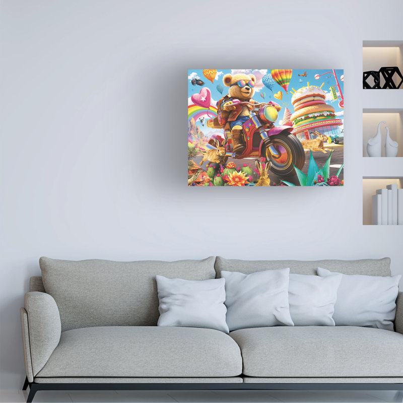 Art sur toile par Michael David, H 14 po x l 19 po