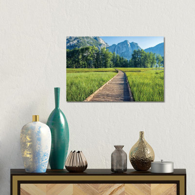 «Morning Serenity Yosemite Valley», reproduction d'art sur toile encadrée