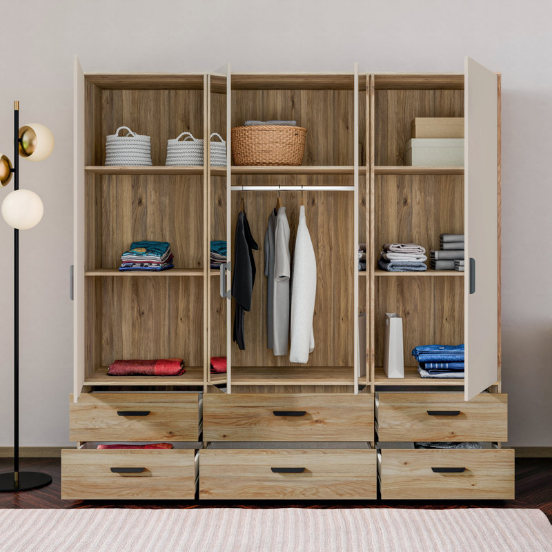 Taymur Manufactured Wood Wardrobe