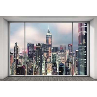 Panneau mural L 8,2 pi x l 145,2 po Skyscrapers View
