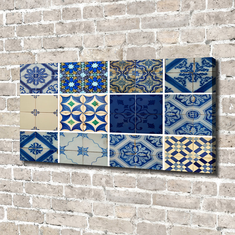 Portuguese Tiles - Wrapped Canvas Print