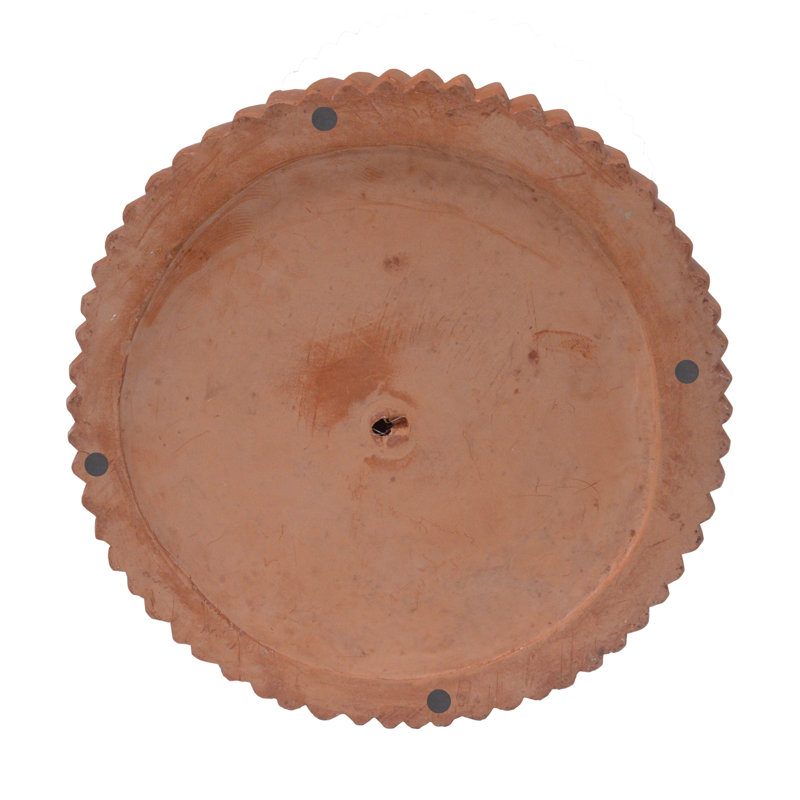 Concrete Top End Table, Orange*Orange