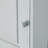 Multi-Functional Corner Cabinet Tall Bathroom Storage Cabinet With Two Doors And Adjustable Shelves, Open Shelf, Grey