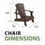 Chaise Adirondack en résine / plastique-39722095