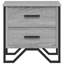 Aimilios 40cm W Metal Bedside Table-2123141113