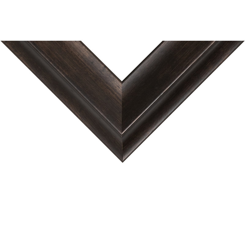 Cadre 12 po x 12 po brun grand format Verona 204061, moulure en panneau de fibres à densité moyenne de 2,5 po, verre et support inclus, cadre mural pour art, affiches ou photos, cadre États-Unis