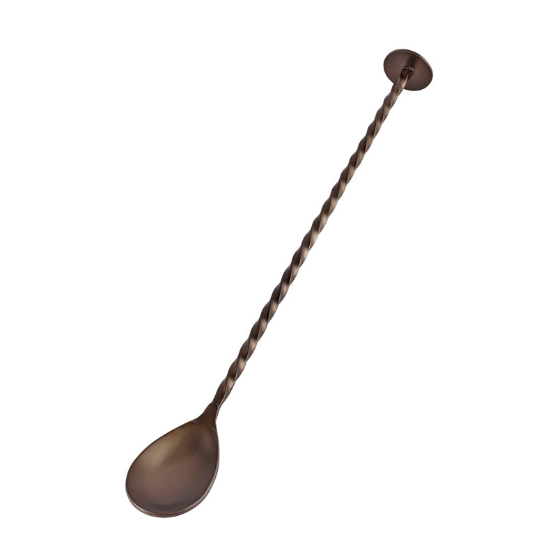Bronze and Silver 4-Piece Cocktail Shaker Bar Tool Set