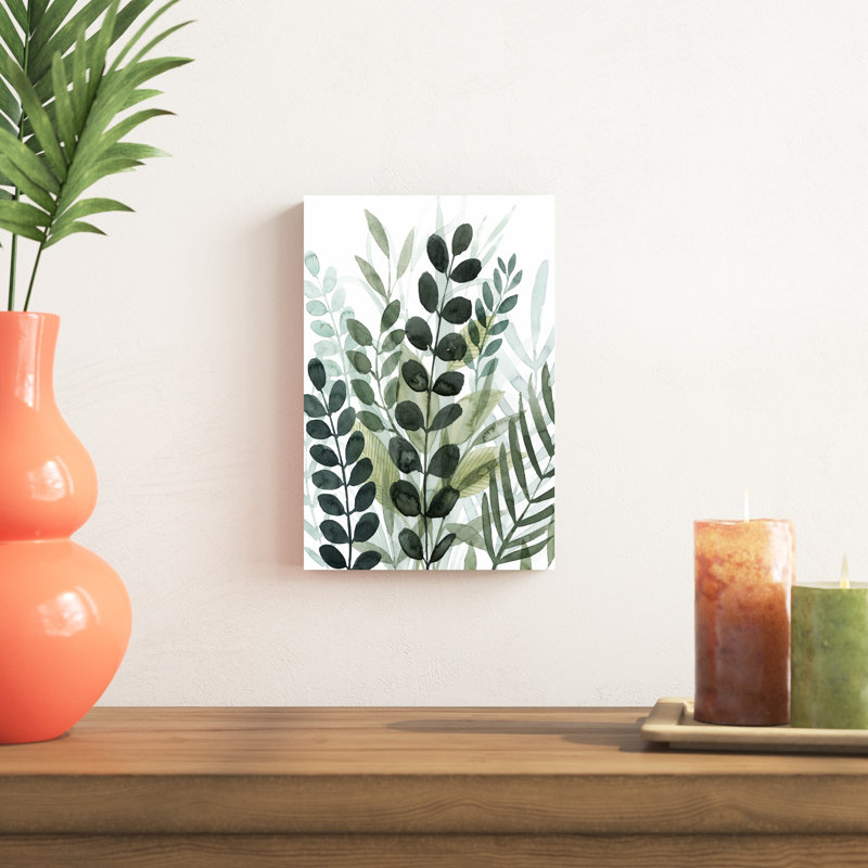 «Forest Forage II» par Grace Popp - peinture sur toile tendue, H 12 po x l 8 po