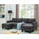 Ranjeeta 101" Wide Modular Sofa with Ottoman